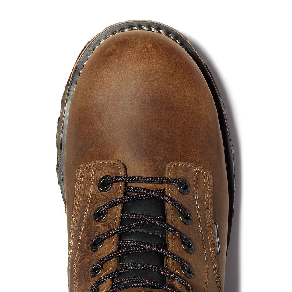 Bocanci De Muncă Timberland Barbati Maro - Pro® Boondock 6\" Comp Toe - Romania - VXLWDQ094